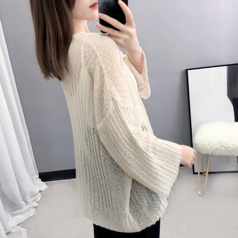 MS327 Áo khoác cardigan nữ mỏng dệt kim nhẹ nhàng dáng lỡ