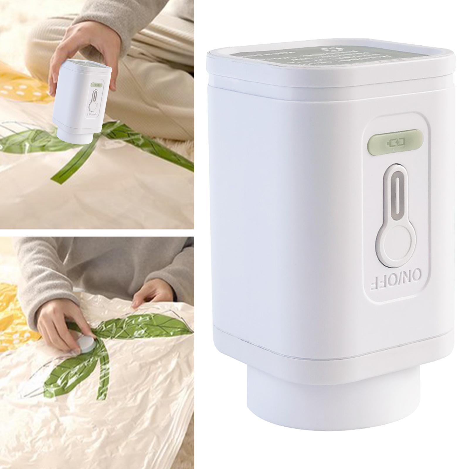 Vacuum Storage Bag Electric Air Pump Space Saver Compact for Clothes Pillows