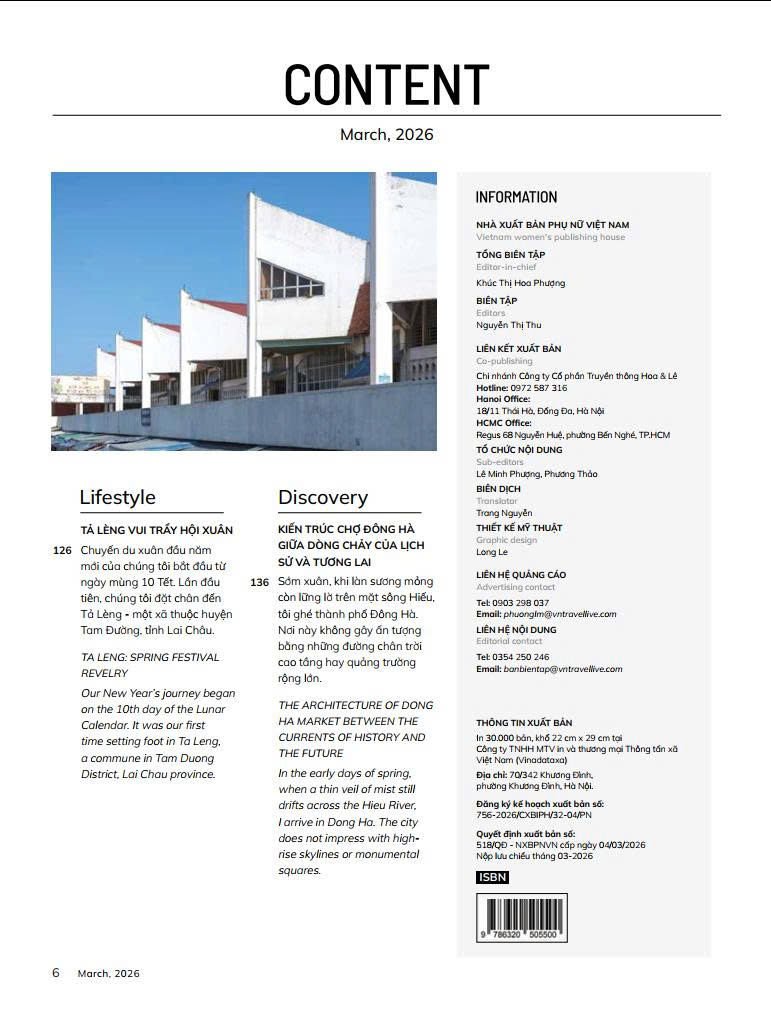 ẤN PHẨM TRAVELLIVE THÁNG 3/2026