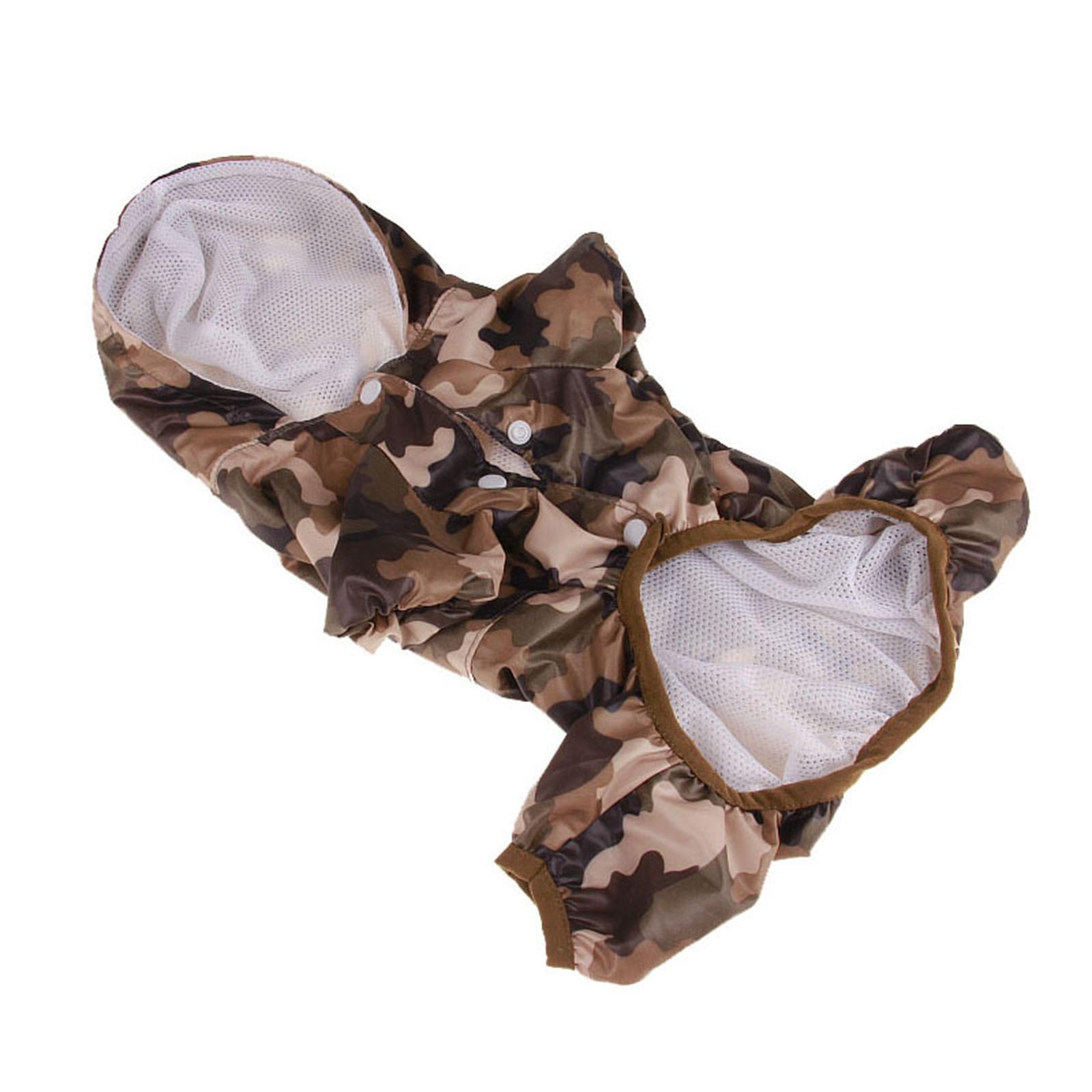 Dog Raincoat Dog Vest Poncho Reflective Lightweight Pet Rain Coat Waterproof