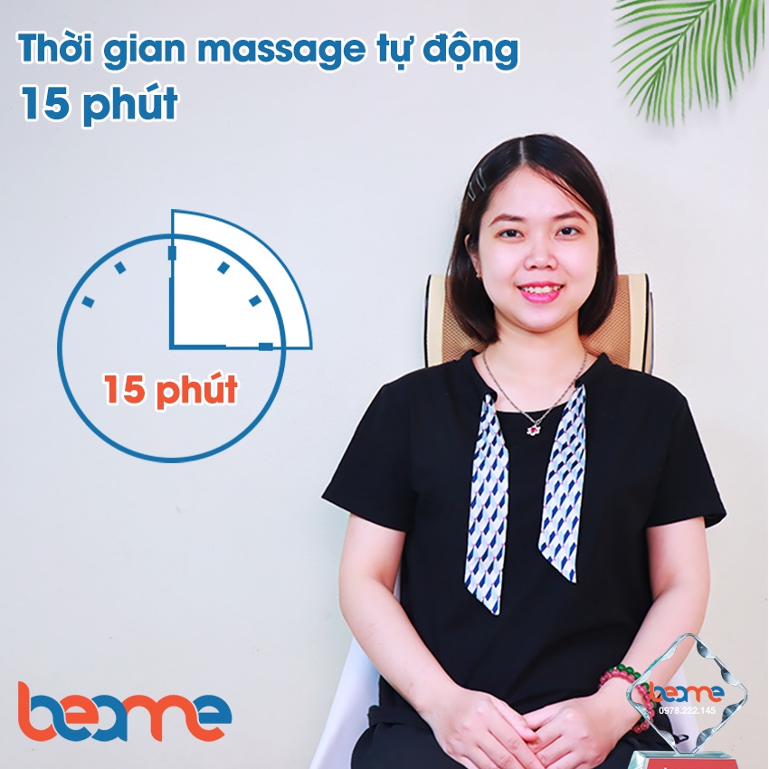 Gối Massage Hồng Ngoại Đa Năng - Chuyên Sâu Cho Cổ, Vai Gáy, Lưng Dưới, Đùi, Chân - Sử Dụng Tại Nhà, Văn Phòng, Trên Ô Tô - Máy Mát xa Toàn Thân Nhiệt Hồng Ngoại