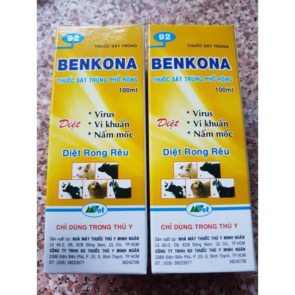 Thuốc trị nấm, vi khuẩn Benkona 100ml