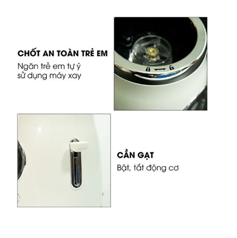 Máy xay sinh tố Sothing Masuto Blender BL399B 2 cối, công suất 300w- Hàng chính hãng