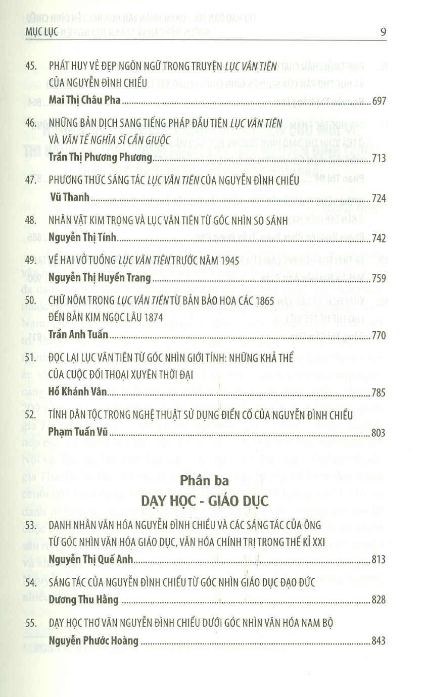 Thi Hào Dân Tộc - Danh Nhân Văn Hoá Nguyễn Đình Chiểu - Hướng Tiếp Cận Và Thành Tựu Nghiên Cứu Mới