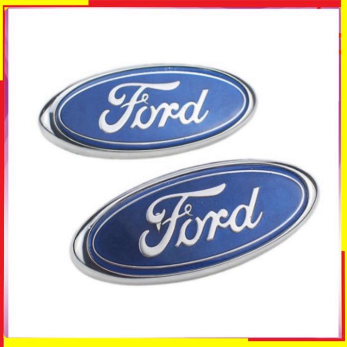 Logo biểu tượng sau xe ô tô Ford Kích thước 15x6cm KLJ15
