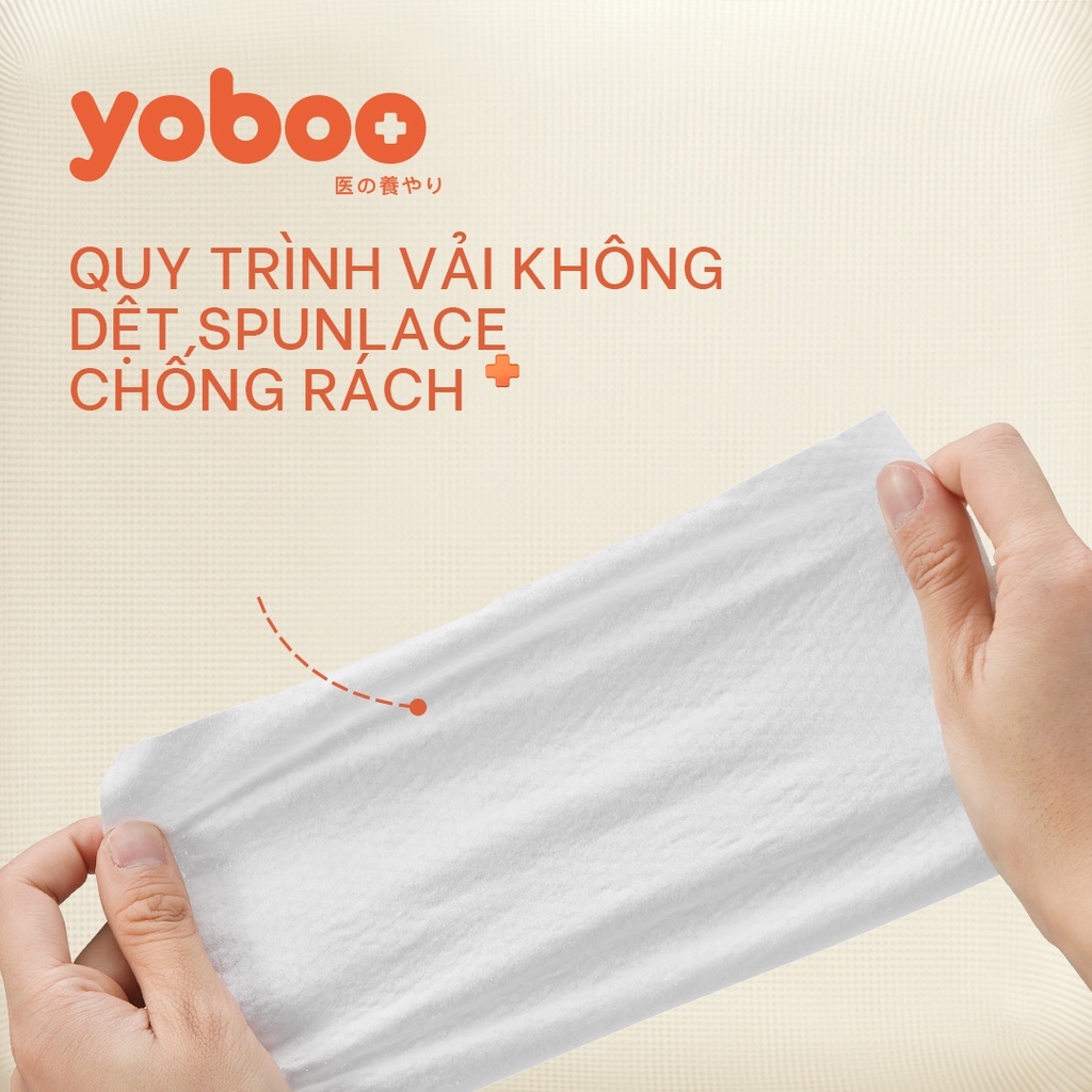 [QUÀ TẶNG] Gói khăn giấy ướt cho bé gói 10 tờ Yoboo YB-078 dịu nhẹ, không chứa cồn và hương liệu, an toàn khi sử dụng