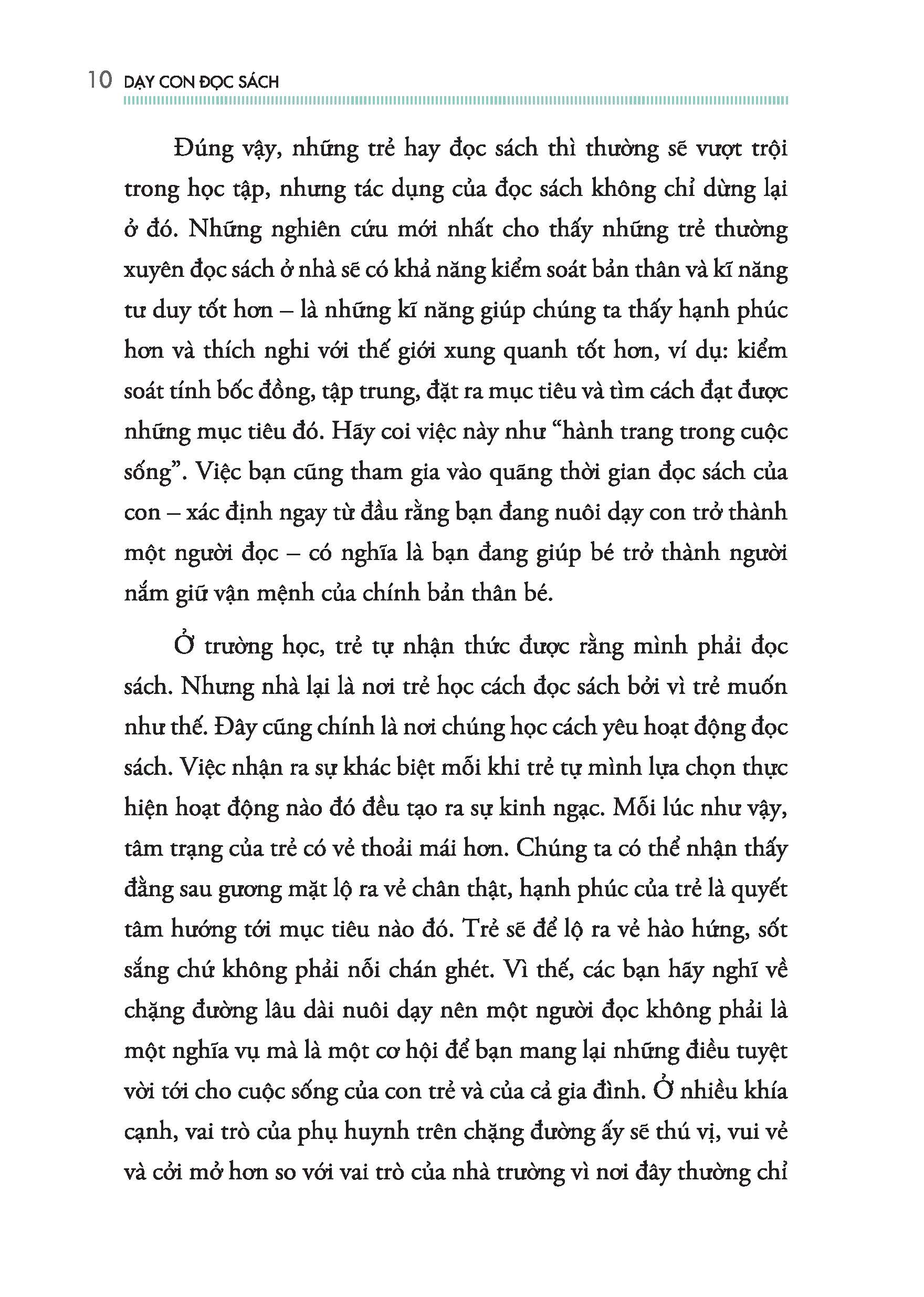 Dạy Con Đọc Sách - Nuôi Dưỡng Tình Yêu Trọn Đời Của Con Dành Cho Sách