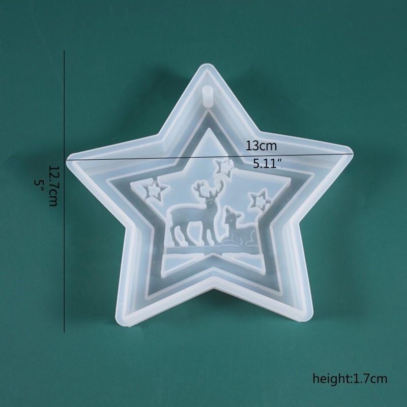 Khuôn Silicone Đổ Resin Làm Đồ Trang Trí Hoặc Móc Khóa Christmas - Trường Thịnh Sài Gòn