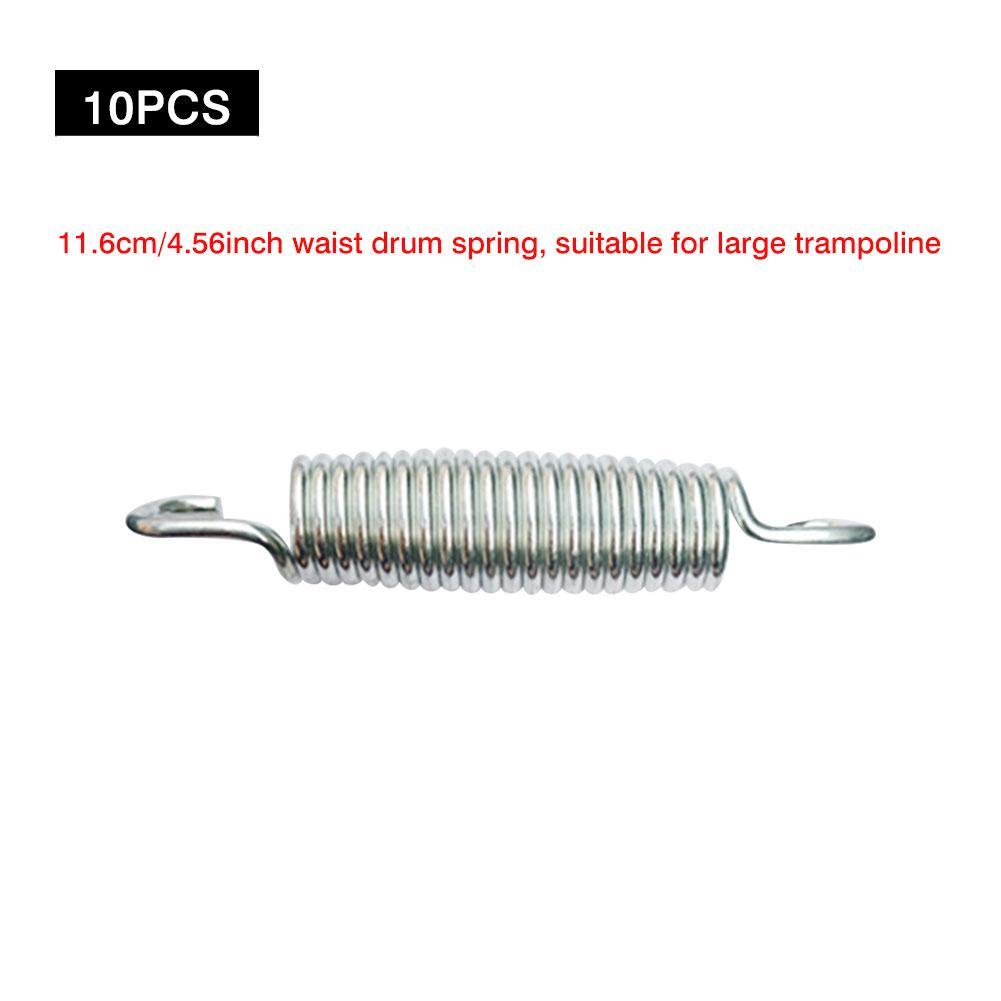 10PCS Children galvanized steel Trampoline springs Jumping bed stretching spring For 4.57feet/5.51fft/6.5feet/7.01feet/8.27eet