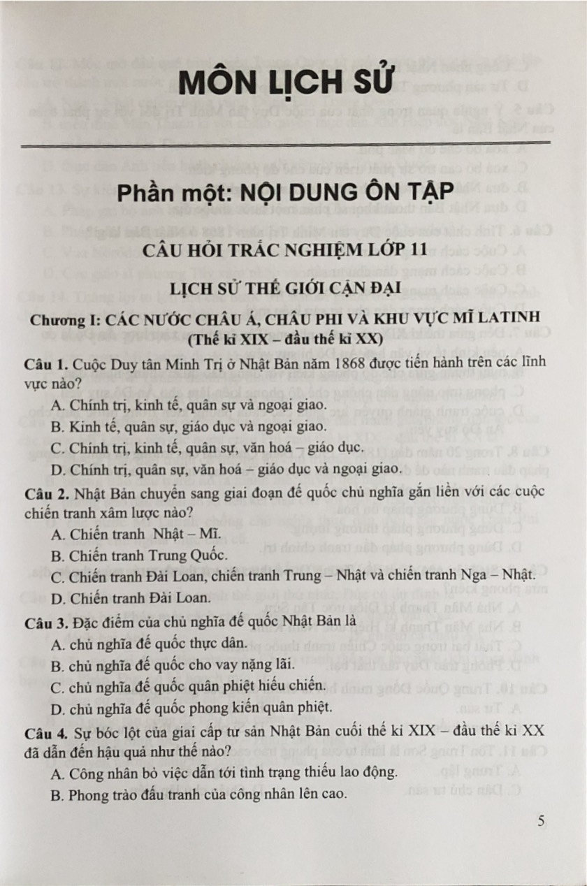 Hướng dẫn ôn tập kì thi trung học phổ thông quốc gia năm học 2019 - 2020 môn Khoa học xã hội