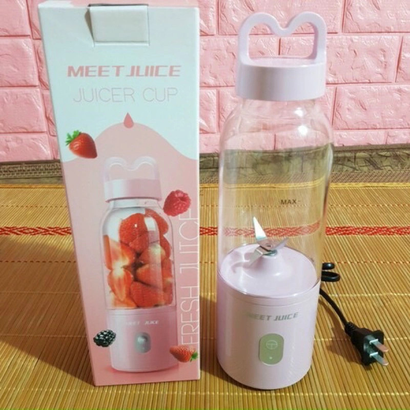 Máy xay sinh tố mini cầm tay Meet Juice, máy say sinh tố đa năng xay cực nhanh.