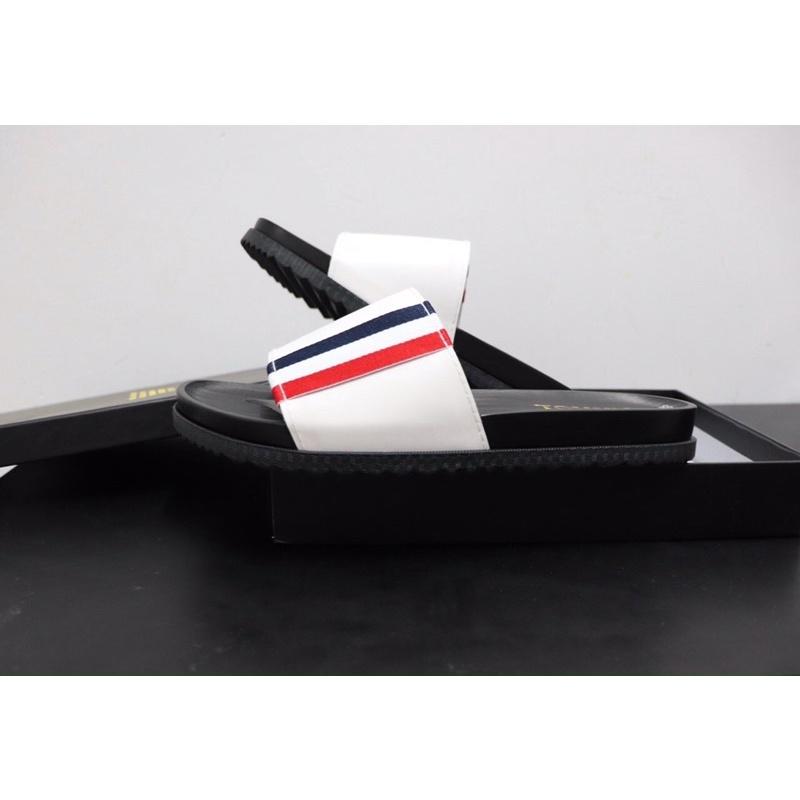 Dép quai ngang thời trang nữ cao cấp Full box sọc 3 màu