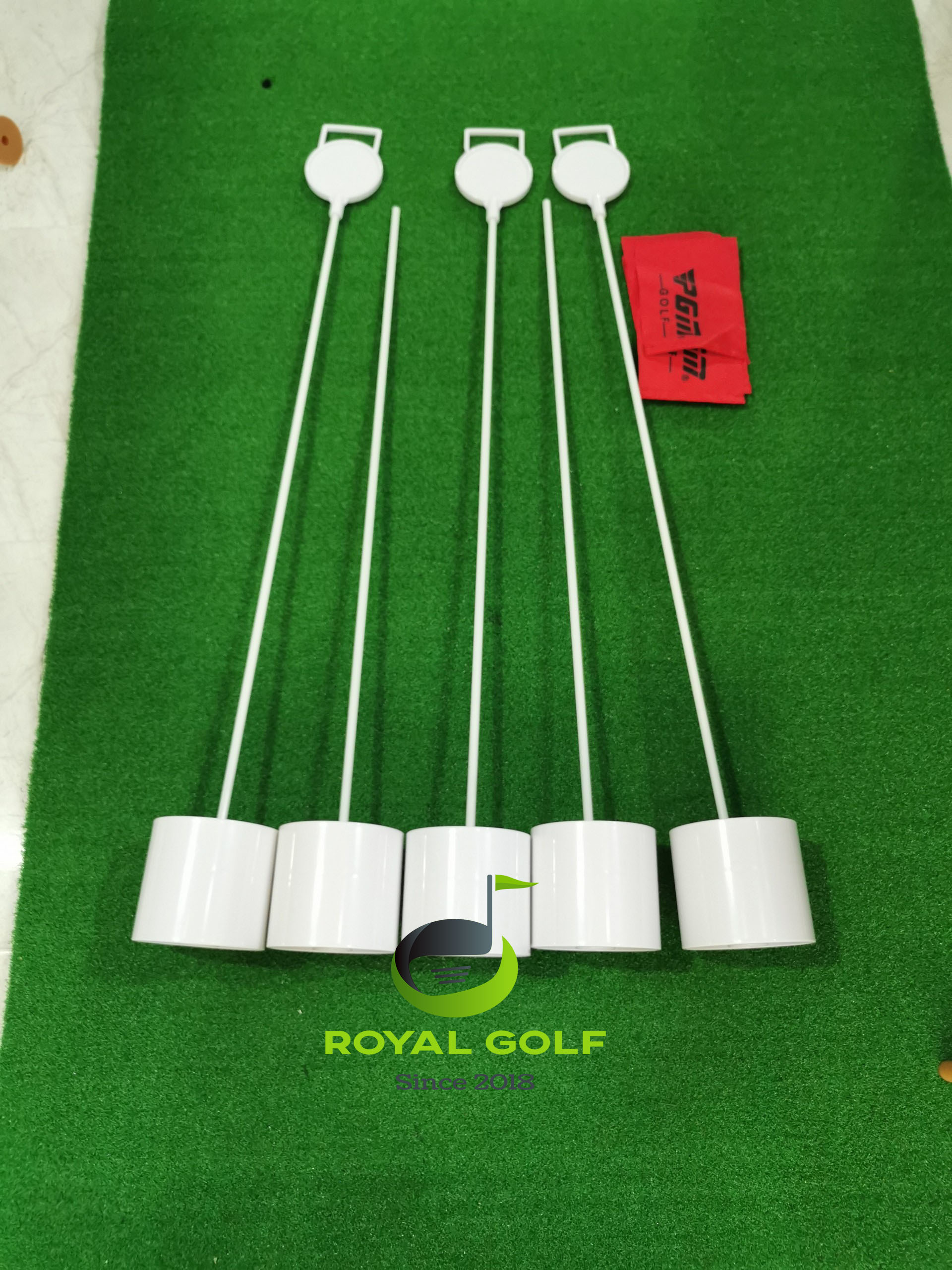 Combo lỗ Golf và cột cờ nhựa