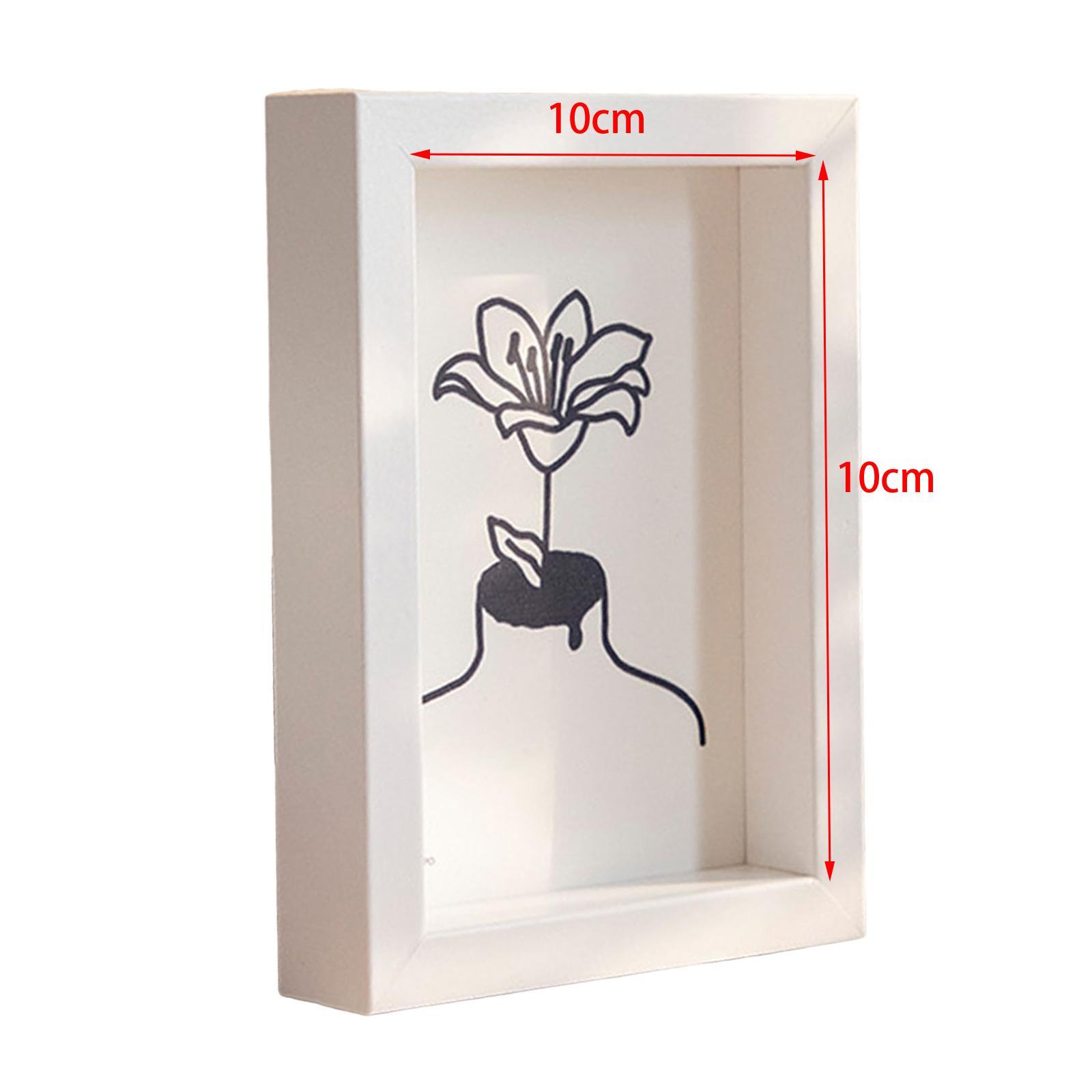 Modern Wooden Picture Frame Photo Holder Desktop and Wall Square Photo Frame
