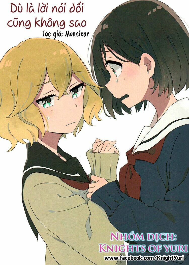 dù là lời nói dối cũng không sao chapter 1 1