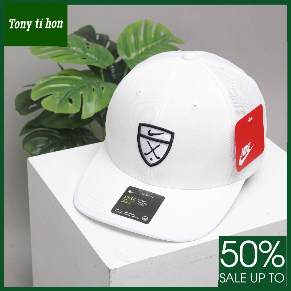 Tony tihon _ Mũ/nón kết lưỡi trai Golf X 86 phối lưới bít đuôi thời trang nam nữ cá tính cao cấp, đẹp 2 màu ( đen , trắng )