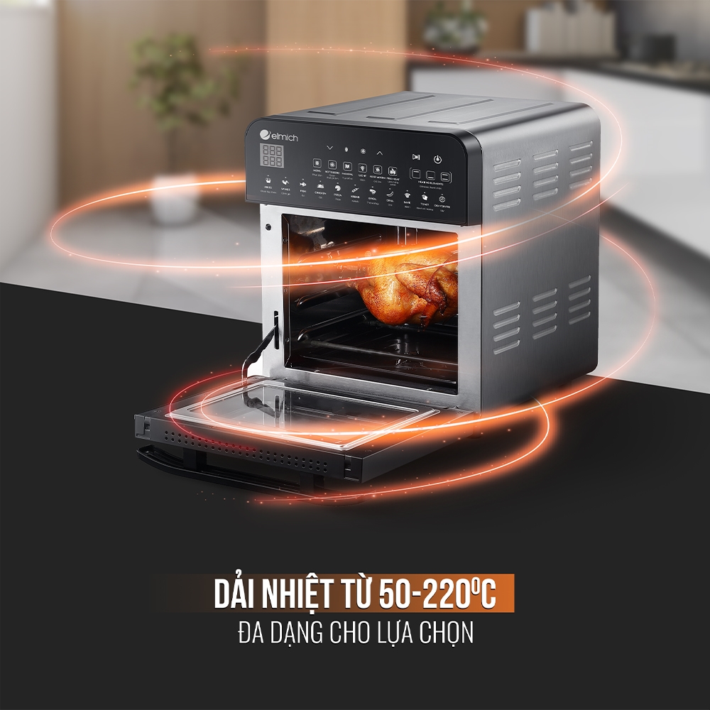Nồi Chiên Không Dầu Elmich AFE-3950 - Hàng Chính Hãng