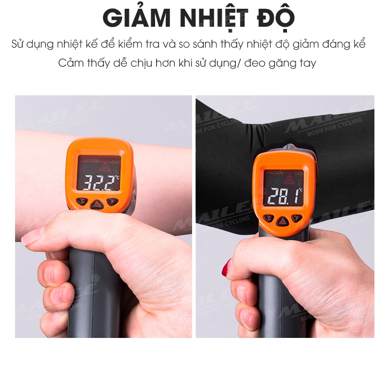 Ống Găng Cánh Tay Che Nắng Chống Tia cực tím Cycling đạp xe đạp chất liệu vải thoáng khí, thấm hút mồ hôi (nhiều size) Mai Lee