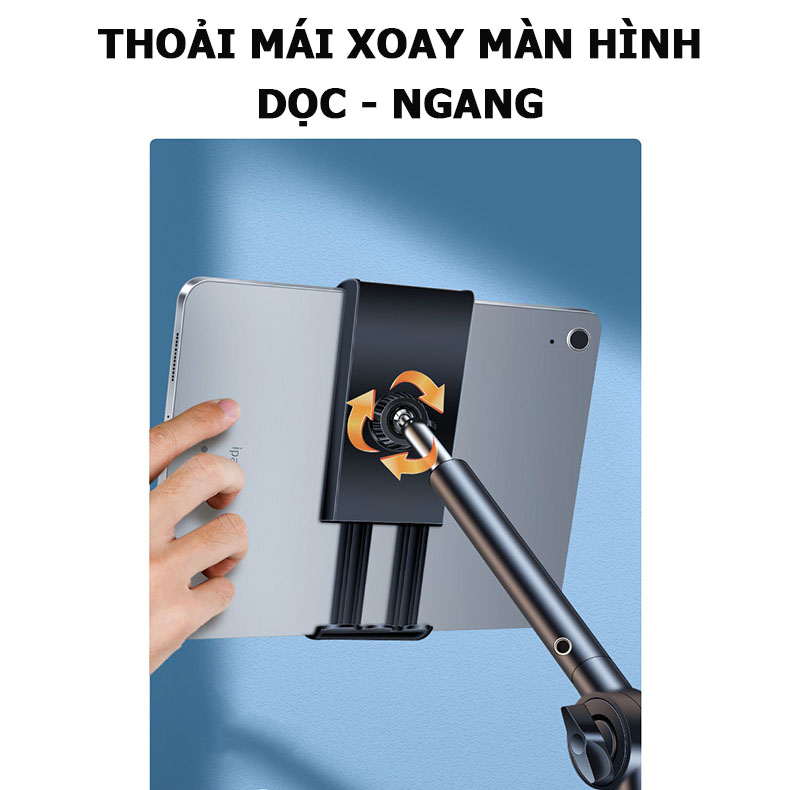 Giá Đỡ Điện Thoại, Máy Tính Bảng Kẹp Cạnh Bàn; Giường Ngủ, Tủ, Bàn Học Làm Việc; Kẹp Giá Đở Thông Minh - hàng nhập khẩu