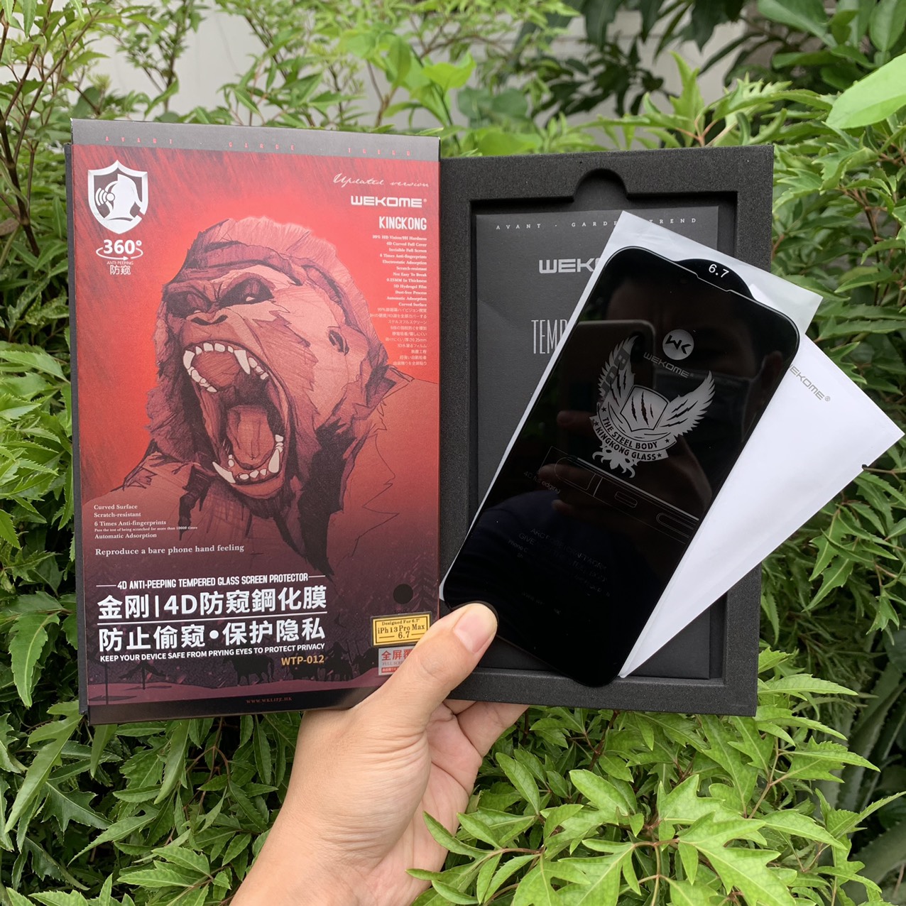 Cường Lực Chống Nhìn Trộm KingKong Dành Cho iPhone 17 Promax, 16 Pro Max, 15promax, 14 Pm, X-XS, XS Max, iPhone 11, 11Pro, 11ProMax, iPhone 12, 12Mini, 12Pro, 12Pro Max, iPhone 13, 13Mini, 13Pro, 13Pro Max - Dán Full Màn - Hàng Chính Hãng