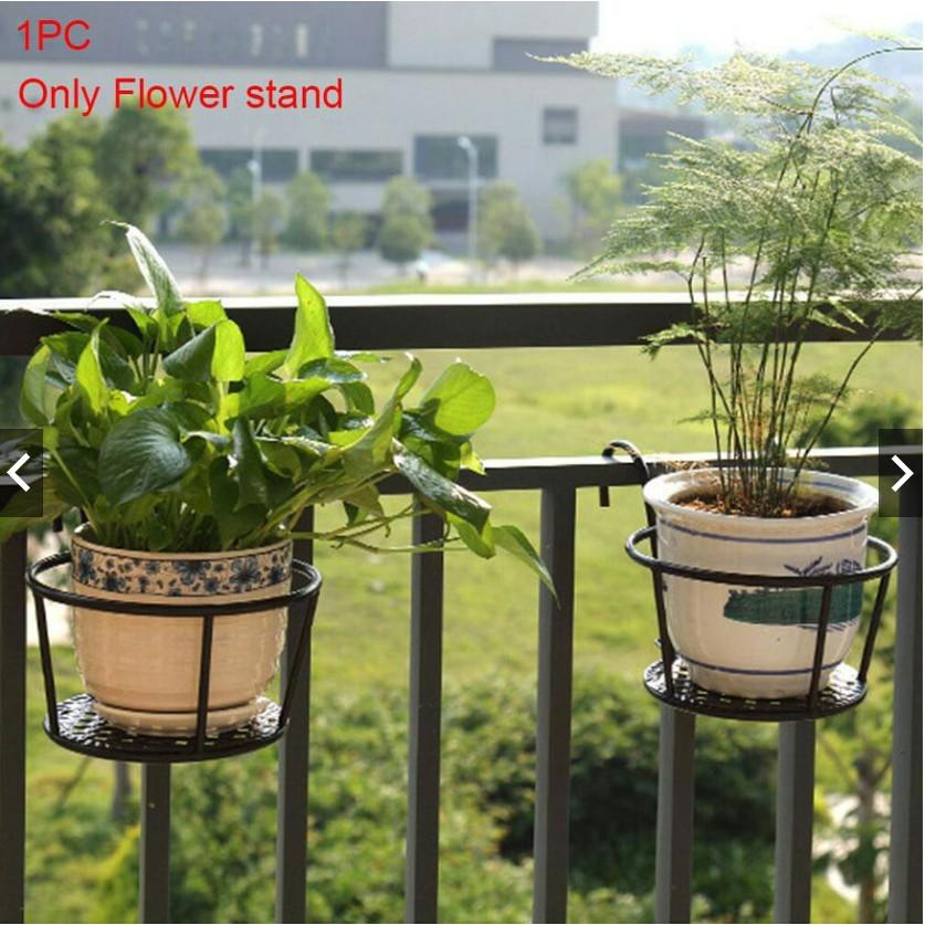 Combo 10 giỏ treo, móc treo trồng cây ban công