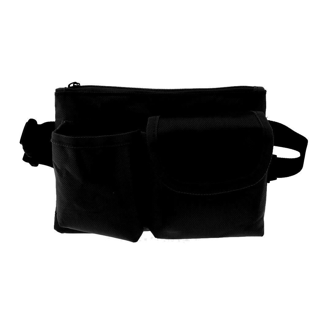 Gardening Tool Waist Bag Belt Heavy Duty Oxford Tool Apron with 3 Pockets of Different Sizes
