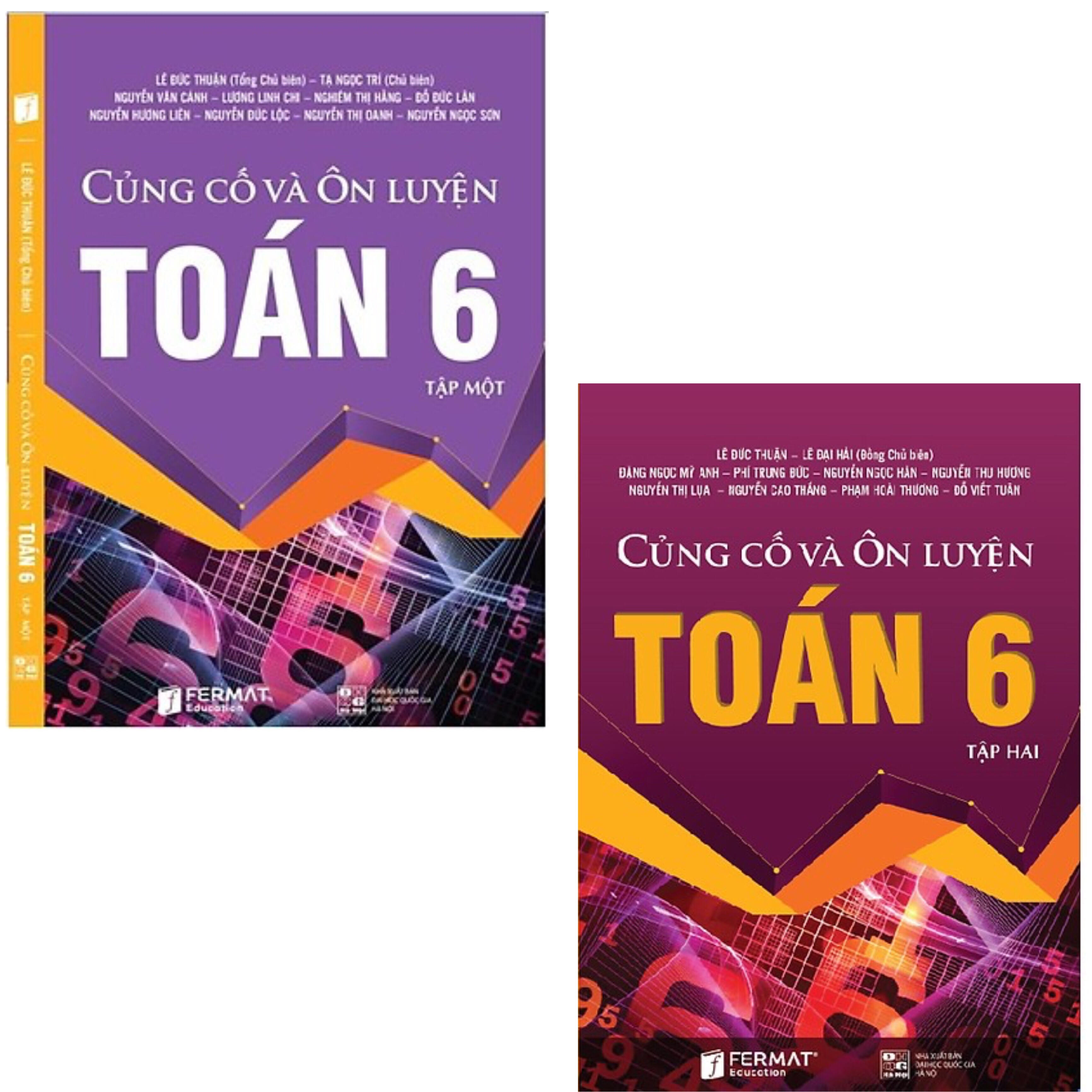 Củng cố và Ôn luyện Toán 6 ( Trọn bộ 2 tập )