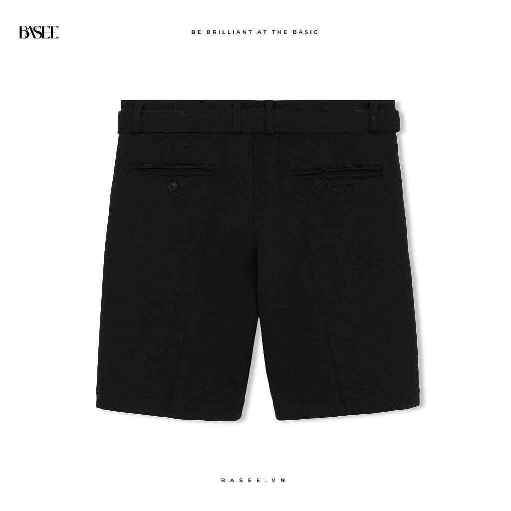 Quần short nam BASEE kèm thắt lưng