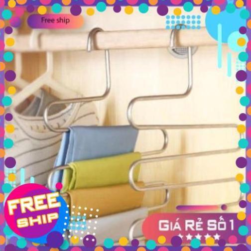 Móc quần áo 5 tầng thông minh loại 1 INOX
