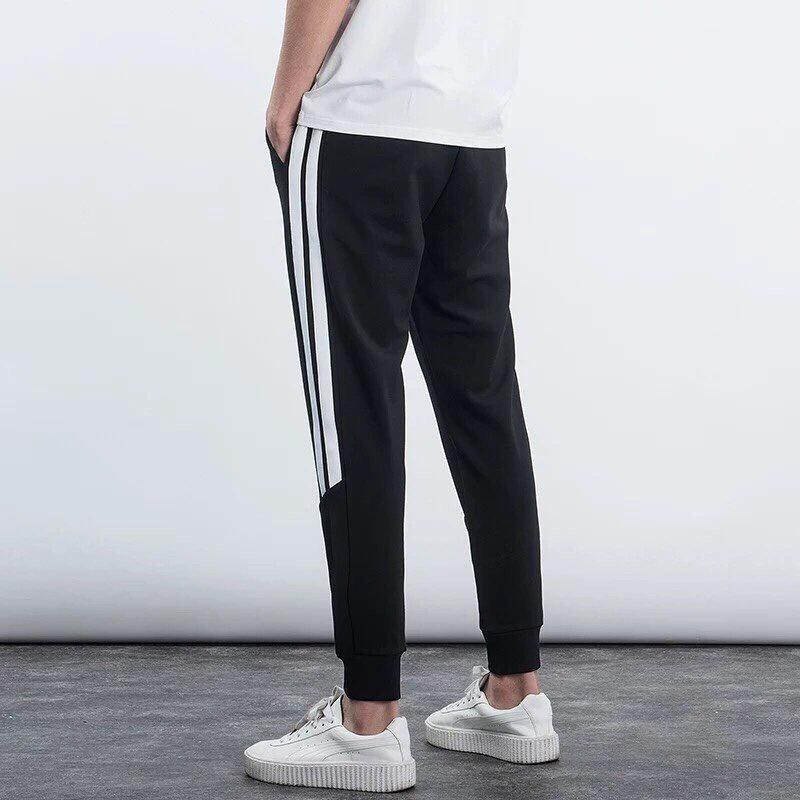 Quần jogger nam thun nỉ chạy sọc 2 line phong cách thể thao cá tính,năng động thoải mái cho người mặc,Quần thể thao nam, Quần Jogger Nỉ Thun Trơn Nam Nữ, quần nỉ trơn nam nữ, quần nỉ 3 sọc