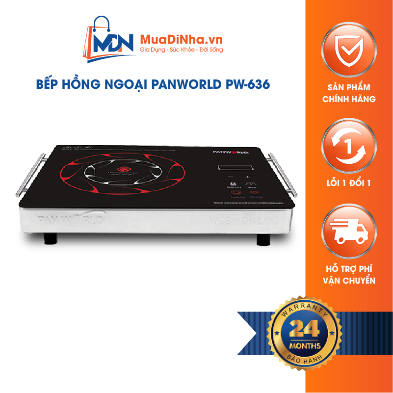 Bếp điện hồng ngoại Panworld PW-636 - Hàng chính hãng