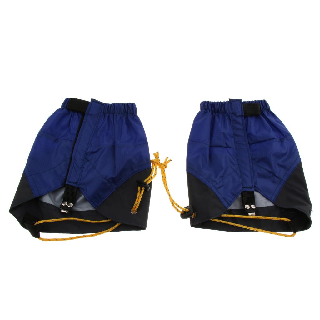 Outdoor Hiking Walking Climbing Hunting Snow Legging Leg Gaiters blue