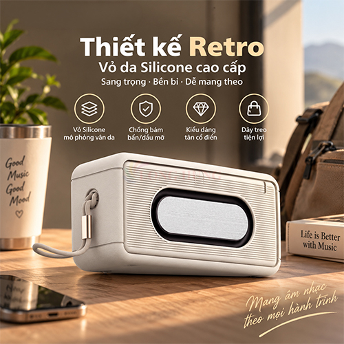 Loa Bluetooth Philips TAS2130WT/70 - Hàng chính hãng