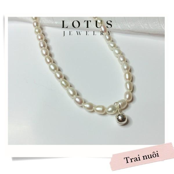 Vòng Cổ Princess, Vòng NgTrai Nuôi Hạt Dài Mix Charm Bạc Phong Cách Tiểu Thư