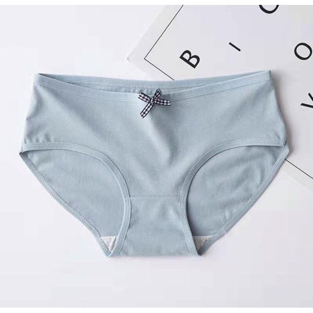 Quần Lót Cotton Phối Nơ Mền Mại Mới 012 - Thời Trang PKT