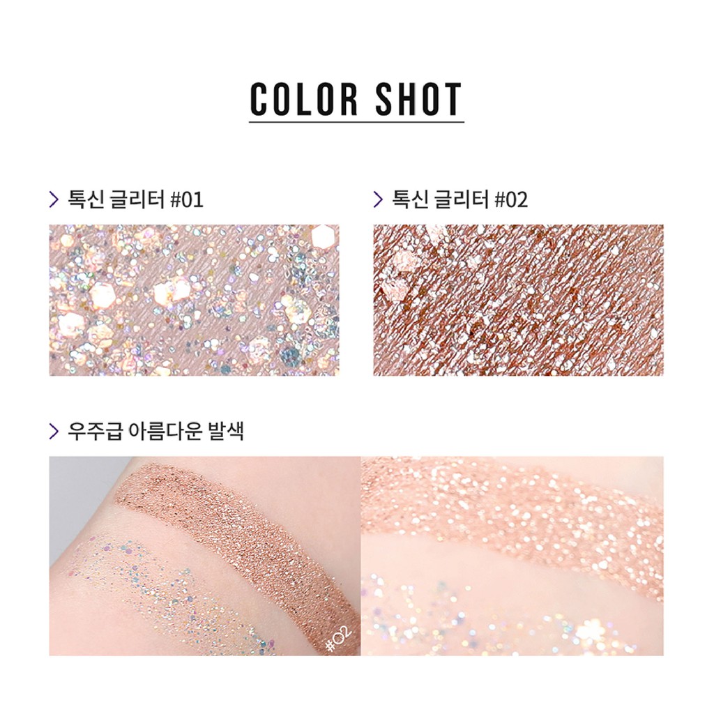 Phấn Nhũ Mắt Célefit Toxin Glitter 3g