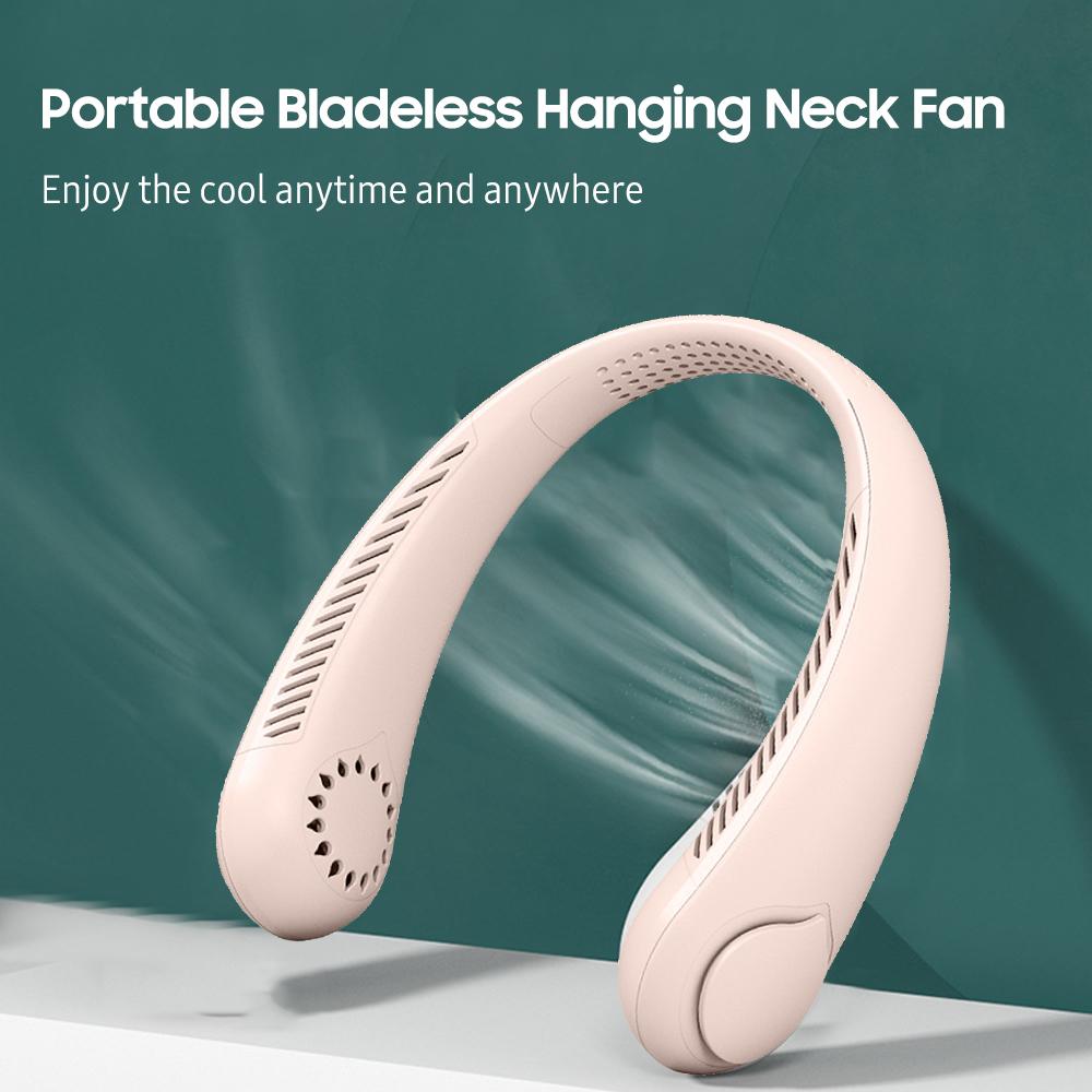 Quạt Kẹp Cổ Di Động Không Cánh 3 Tốc Độ 1800Mah