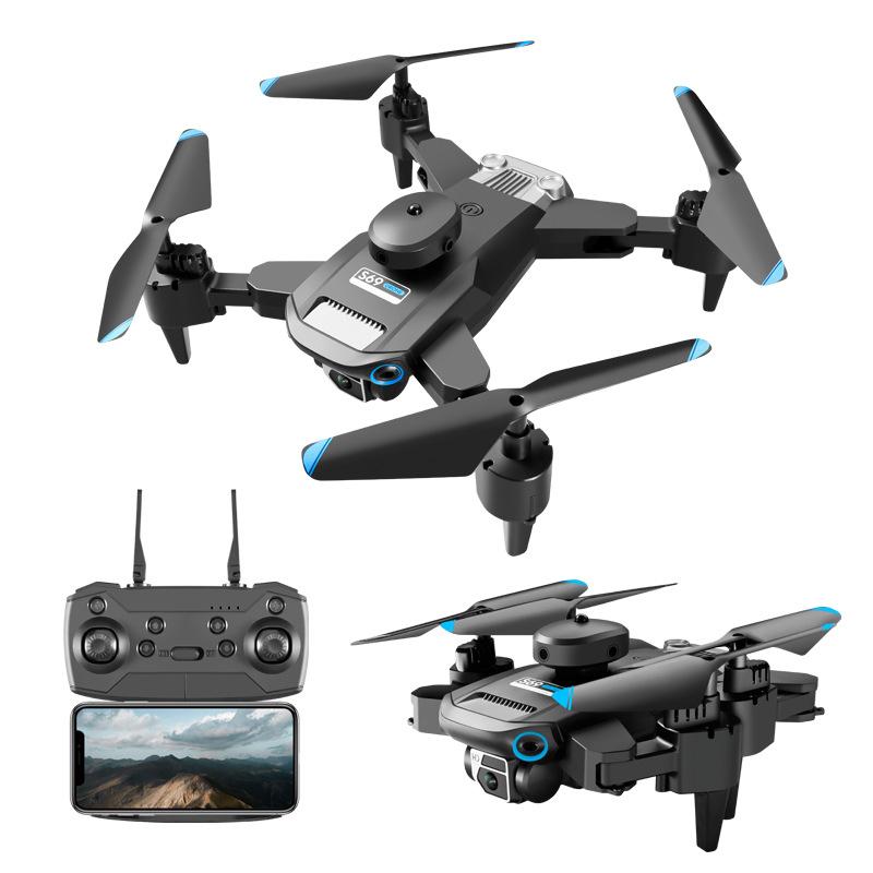 Giao hàng nhanh Sản phẩm mới S69 HD Chụp ảnh trên không Quadcopter 360 ° Tránh chướng ngại vật thông minh đa hướng Máy bay không người lái điều khiển từ xa gấp