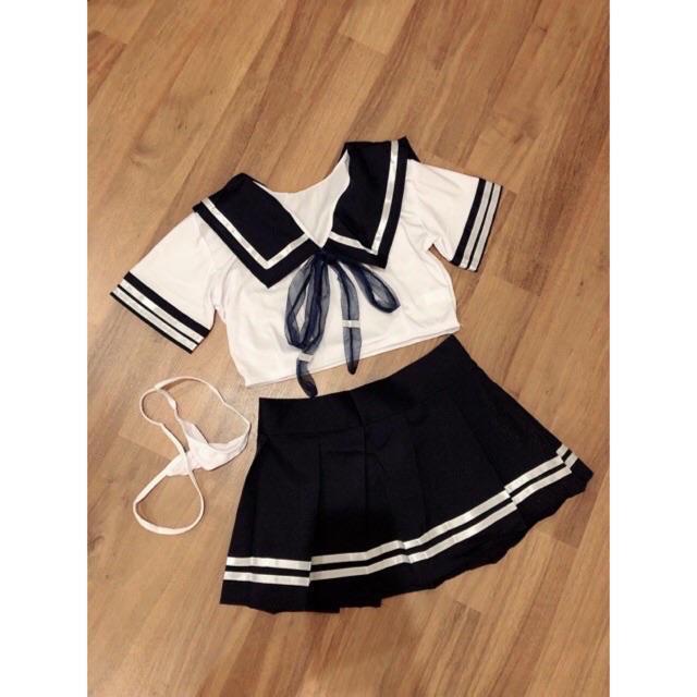 SET NGỦ COSPLAY HỌC SINH SEXY- kèm vớ, CLIP, ảnh thật T117 GIAO HOẢ TỐC HCM