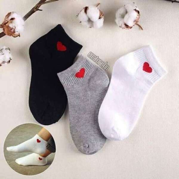 Combo 10 ĐÔI TẤT TIM cổ thấp (hàng đẹp