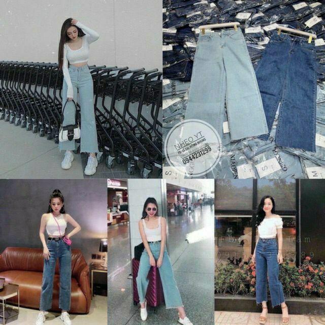 S M L 30-35 Quần jean SUÔNG Bigsize