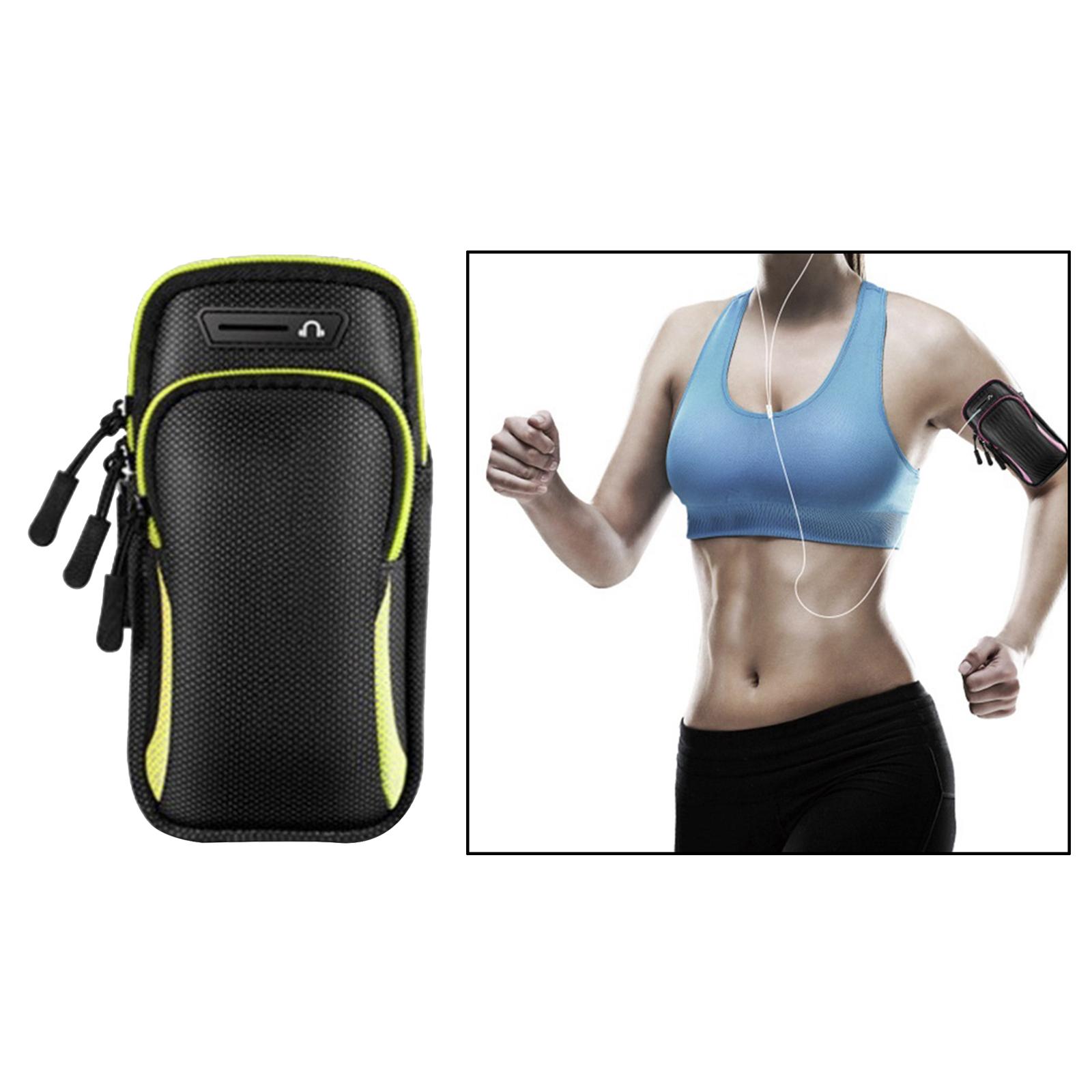 Universal Running Armband, Arm Cell Phone Case Holder Sports Armband for Running, Fitness and Gym Workouts, Mobile Phone Wrist Bag for Outdoor Sport