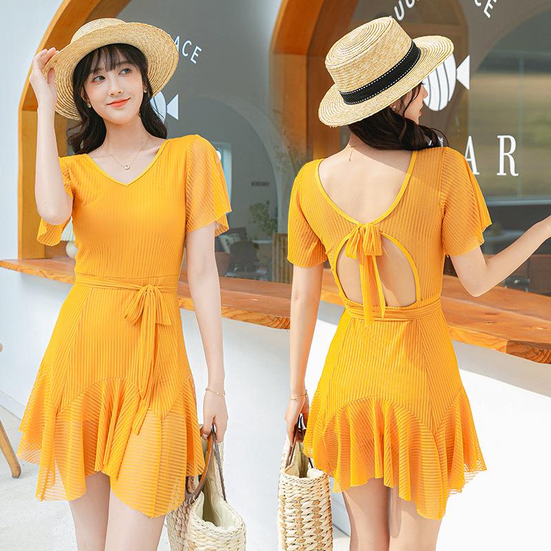 Bộ Đồ Bơi Liền Thân Hai Dây Gợi Cảm Dành Cho Nữ