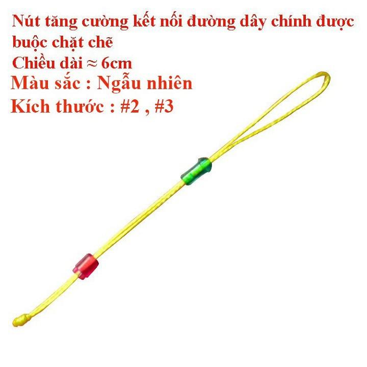 Dây Câu Cá PE Sét 5 Dây Nối Đầu Cần Câu Đơn, Câu Đài Chống Nổ Trục Cao Cấp DC11