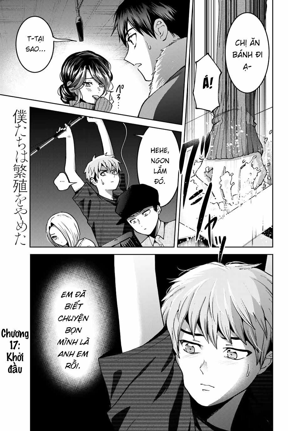 bokutachi wa hanshoku wo yameta chapter 17 1