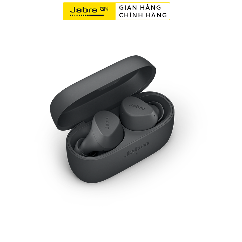 Tai Nghe Bluetooth Jabra Elite 2 | Thương hiệu Đan Mạch | Chống Nước IP55 | Công nghệ chống ồn từ Jabra | Nghe Nhạc lên đến 21H | Hàng Chính Hãng