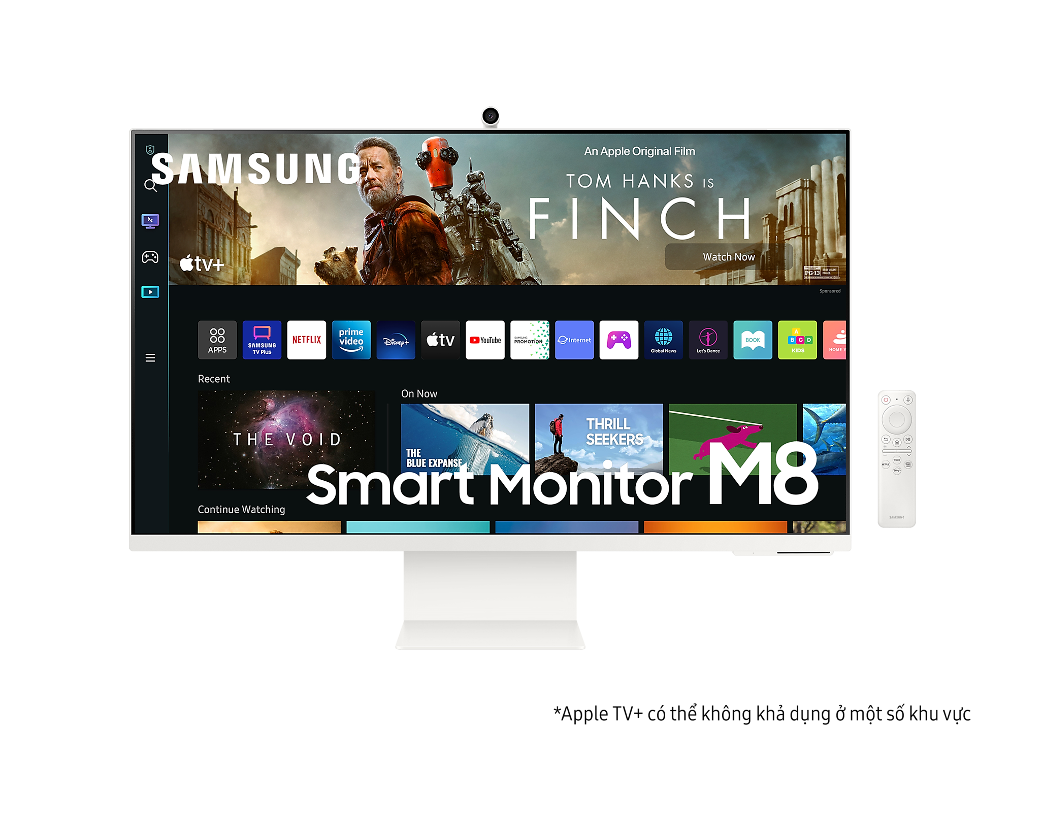 Màn Hình Thông Minh Samsung M8 LS32BM801UEXXV ( 32 inch / UHD ( 3,840 x 2,160 ) / VA / 60Hz / 4ms / Micro HDMI / Hub USB / USB-C Charging Power 65W / Loa / WiFi / Bluetooth ) - Hàng Chính Hãng