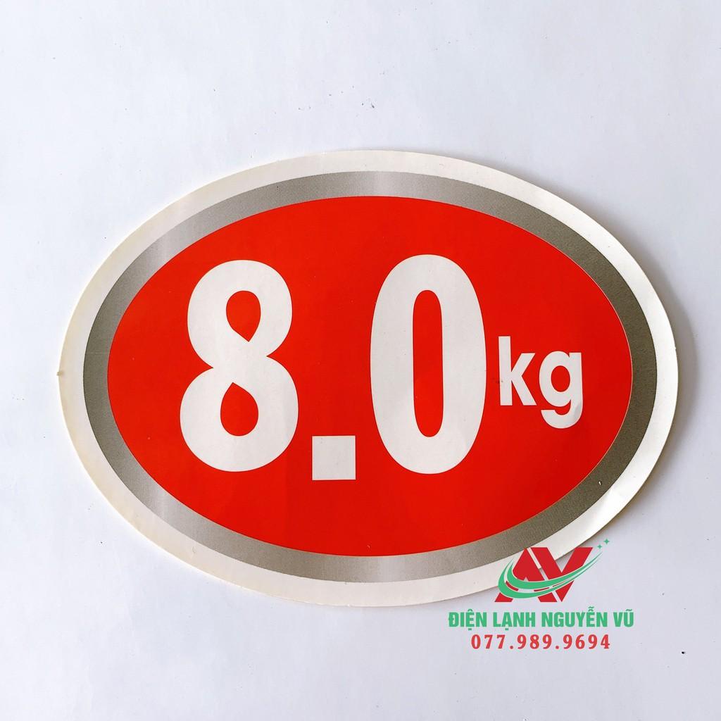 TEM MÁY GIẶT SỐ KG ĐỦ CÁC LOẠI