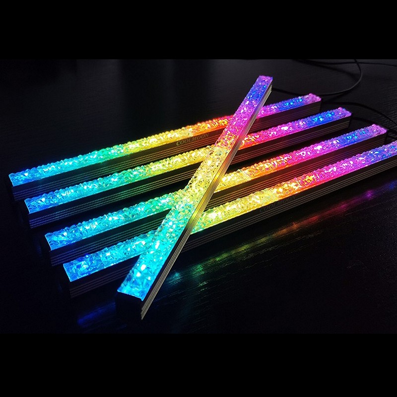 Thanh Led RGB Crystal Diamond đồng bộ Hub cho máy tính