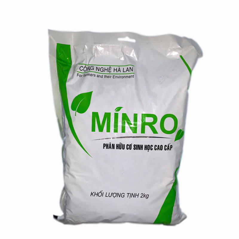 Phân bón hữu cơ sinh học Minro viên nở - Túi 2kg